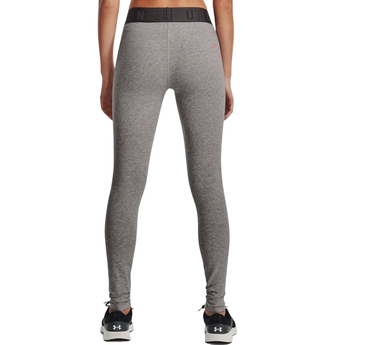 2 x Womens Under Armour Graphic Grey Workout Leggings