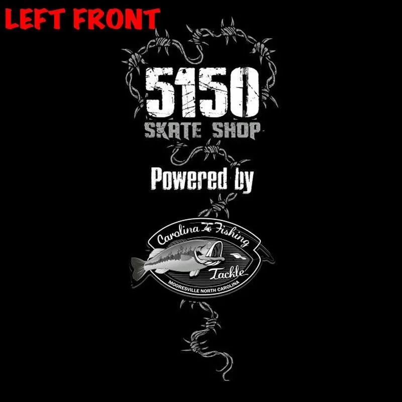 5150 Skate Shop OG Black with White Print T-Shirts