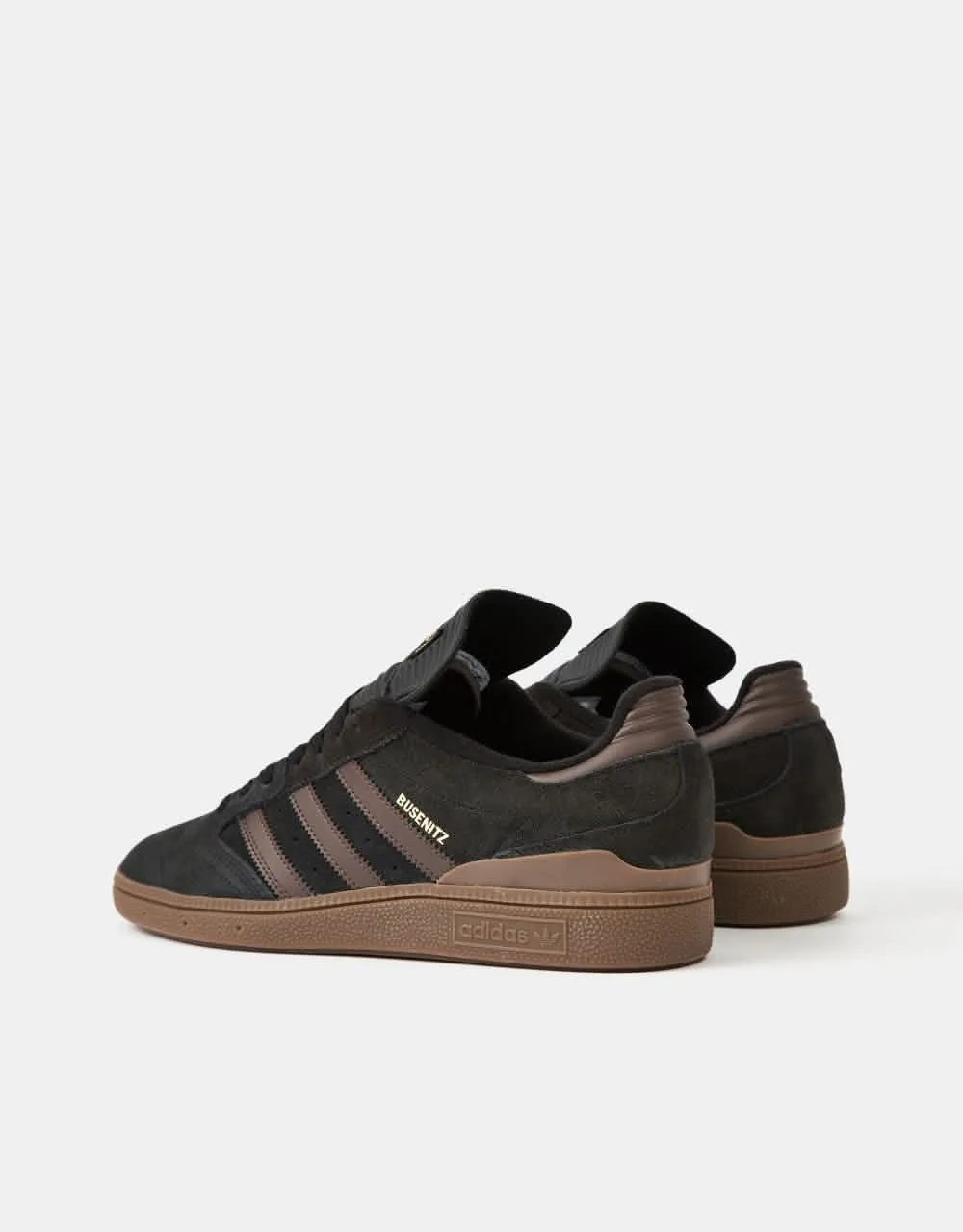 adidas Busenitz Pro Skate Shoes - Core Black/Brown/Gold Metallic