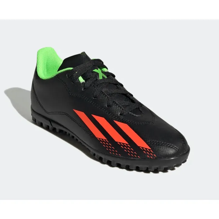 Adidas Kids Astro Turf Boots X Speedportal.4 TF J Core Black/Solar Red/Solar Green