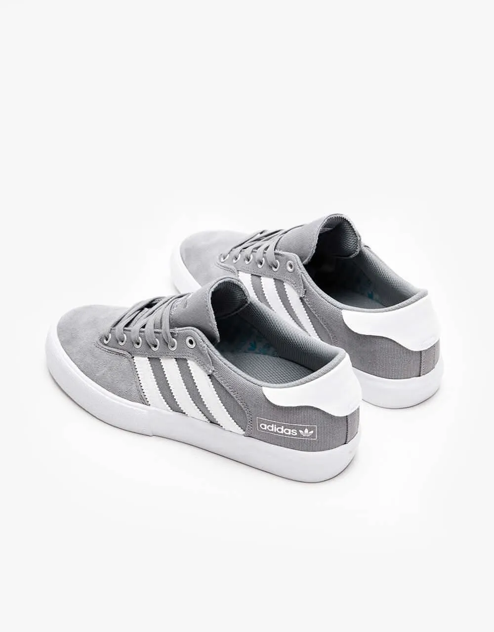 adidas Matchbreak Super Skate Shoes - Grey/White/Gum