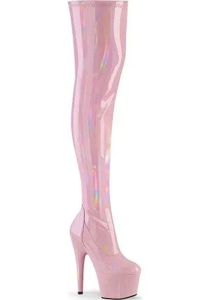 ADORE-3000HWR [Pink Holo] | PLATFORM BOOTS [PREORDER]