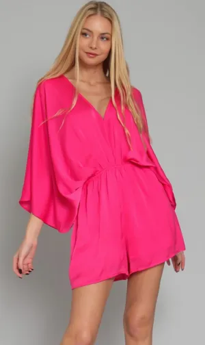 Alana V Neck Fitted Waist Romper