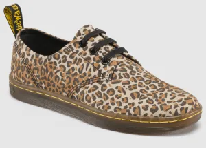 ALDGATE LEOPARD FINE CANVAS SHOE