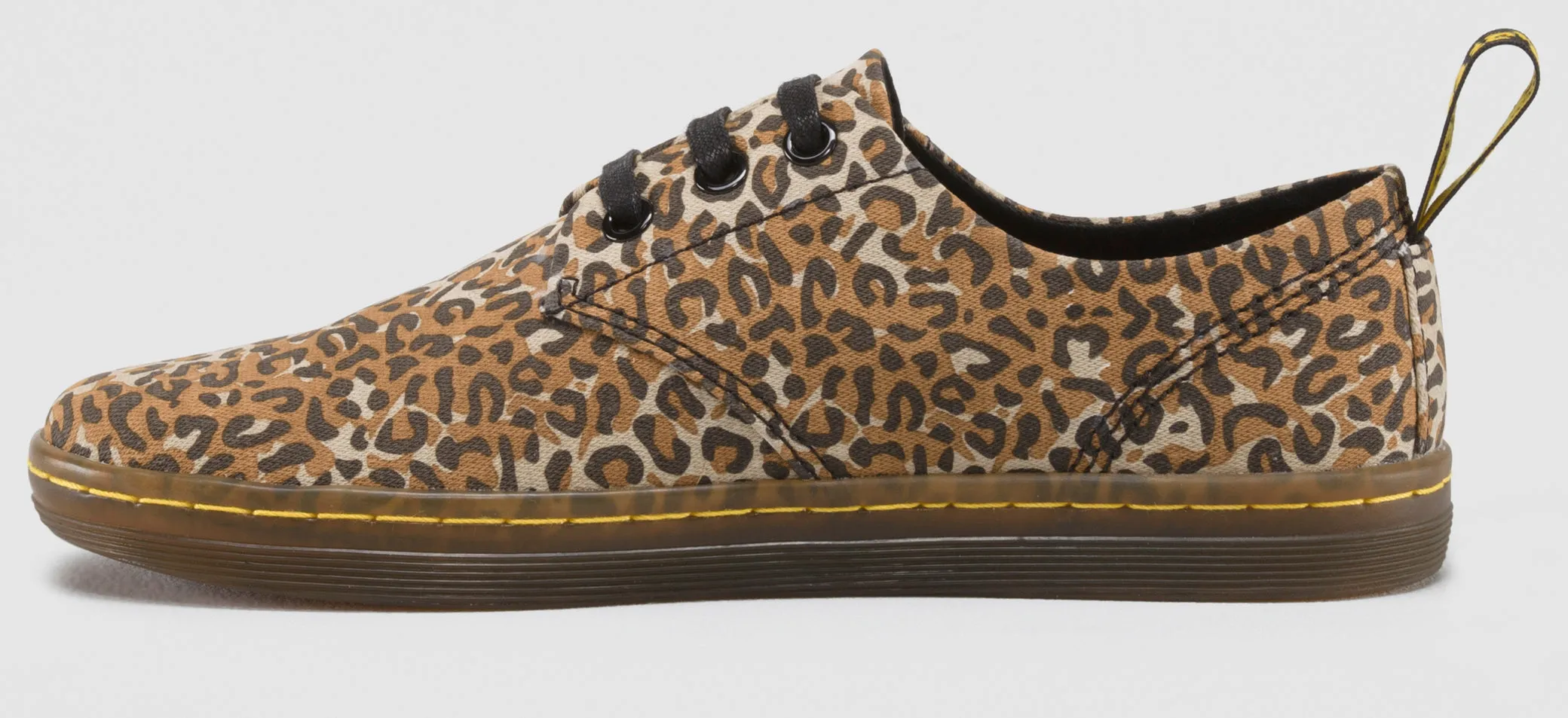 ALDGATE LEOPARD FINE CANVAS SHOE