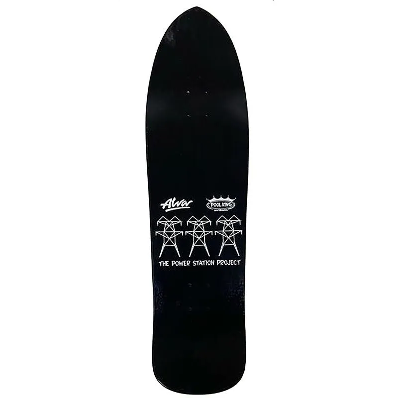 Alva 9.25" x 33.25" Black/White Groholski Guest Skateboard Deck