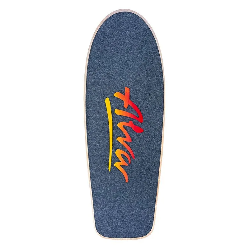 Alva Splatter Re-Issue Orange With Black and Blue Skateboard Deck