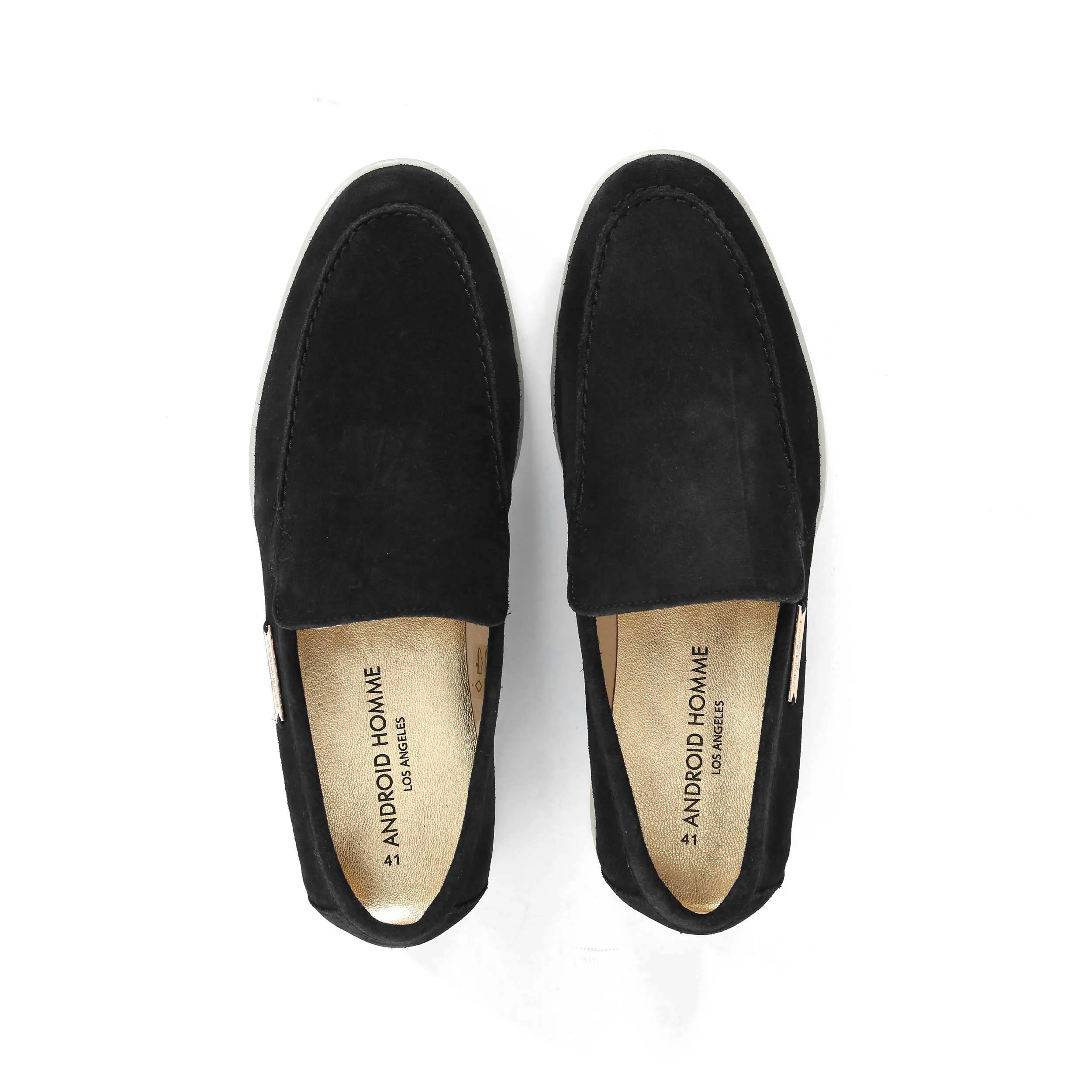 Android Homme Comporta Loafer in Black Suede