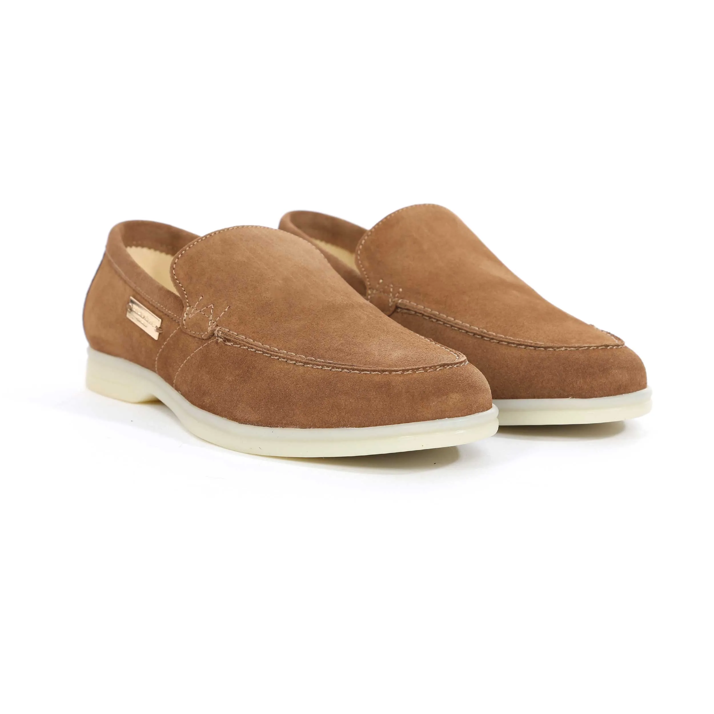 Android Homme Comporta Loafer in Brown Suede