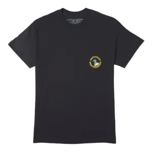 Anti-Hero Pigeon Round Pocket T-Shirt Black/Multi Color