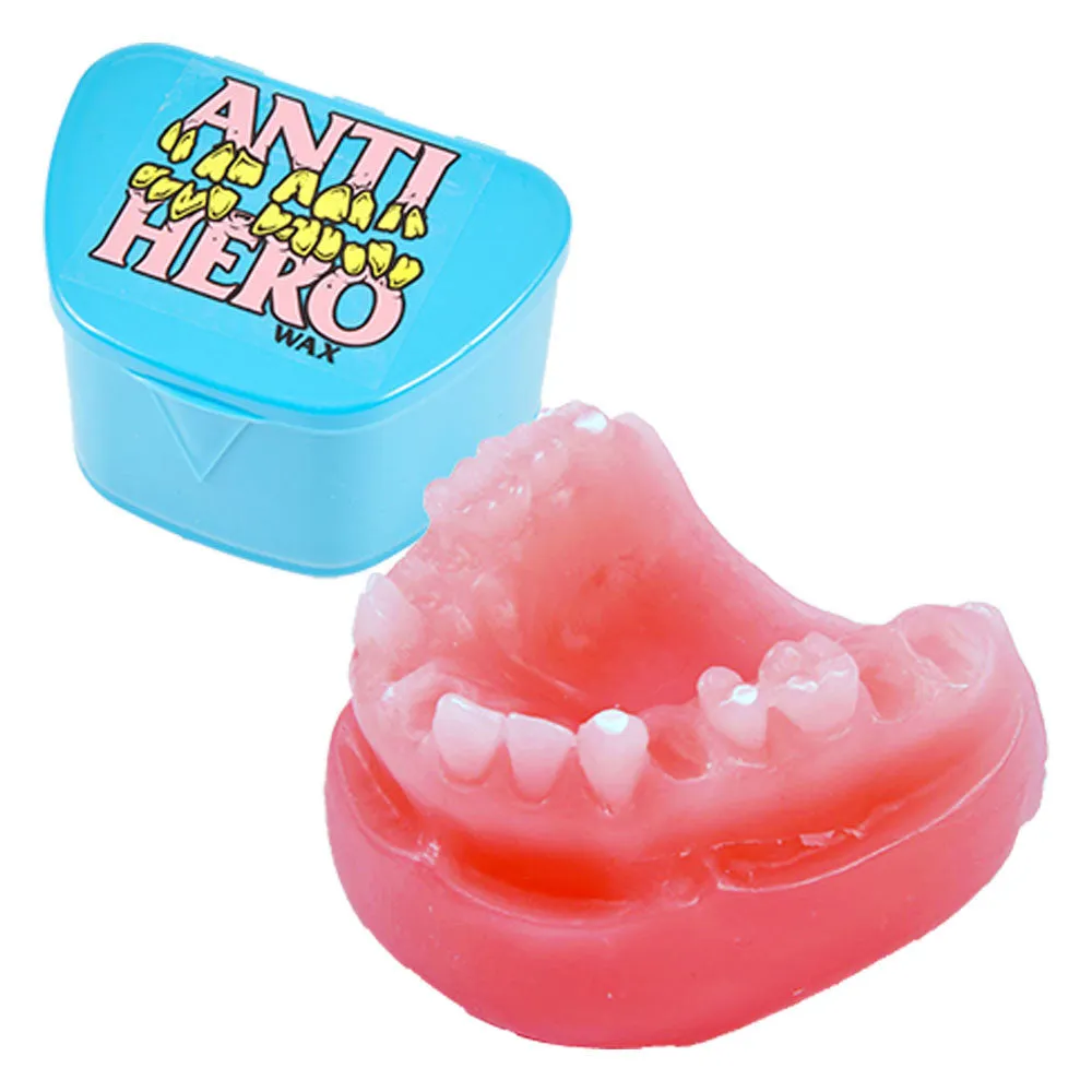 Anti-Hero Teeth Skateboard Wax - Pink