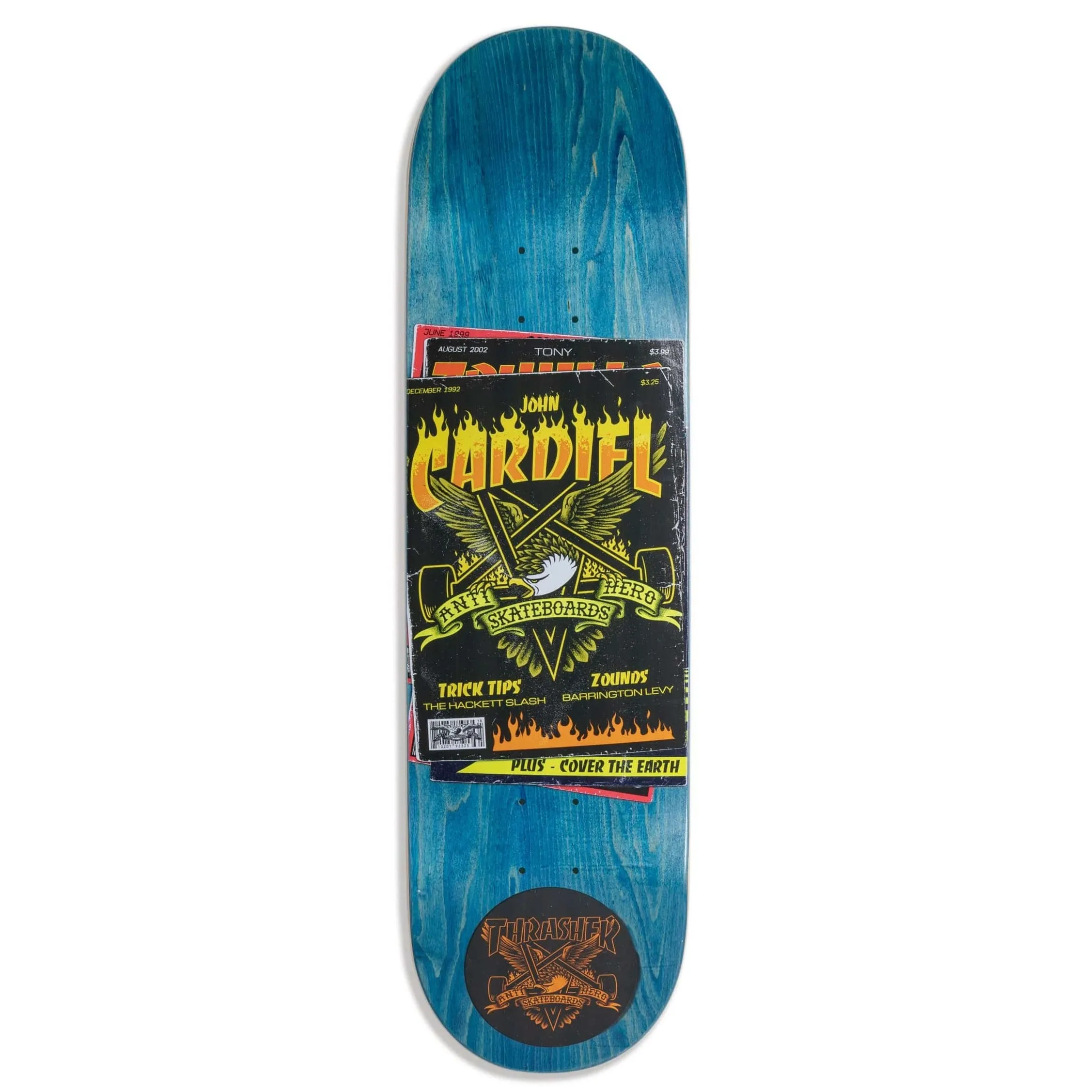 AntiHero X Thrasher John Cardiel Skateboard Deck 8.62"