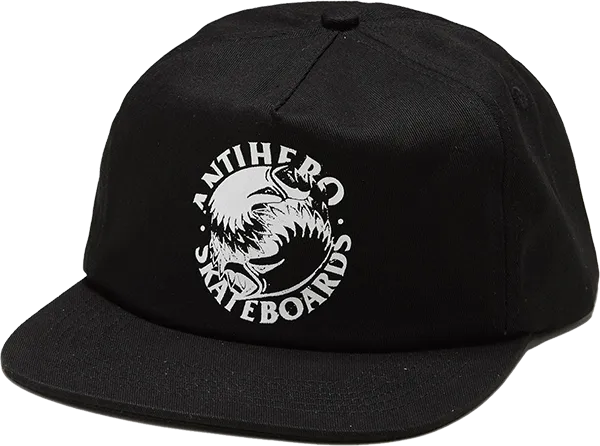 Antihero Yeag Yang Skate HAT - Adjustable Black