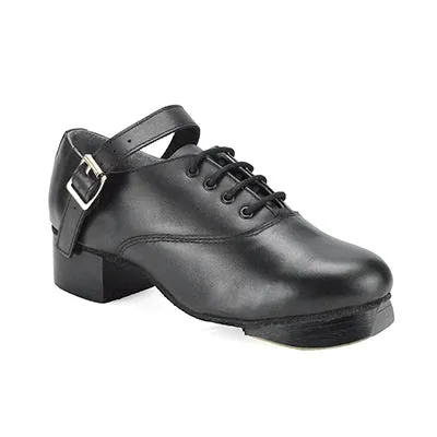 Antonio Pacelli Essential Jig Shoe - Irish Dance Hard Shoe - Black Straps