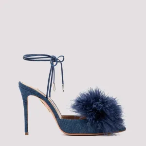 Aquazzura Boudoir Sling Ankle Strap Pumps