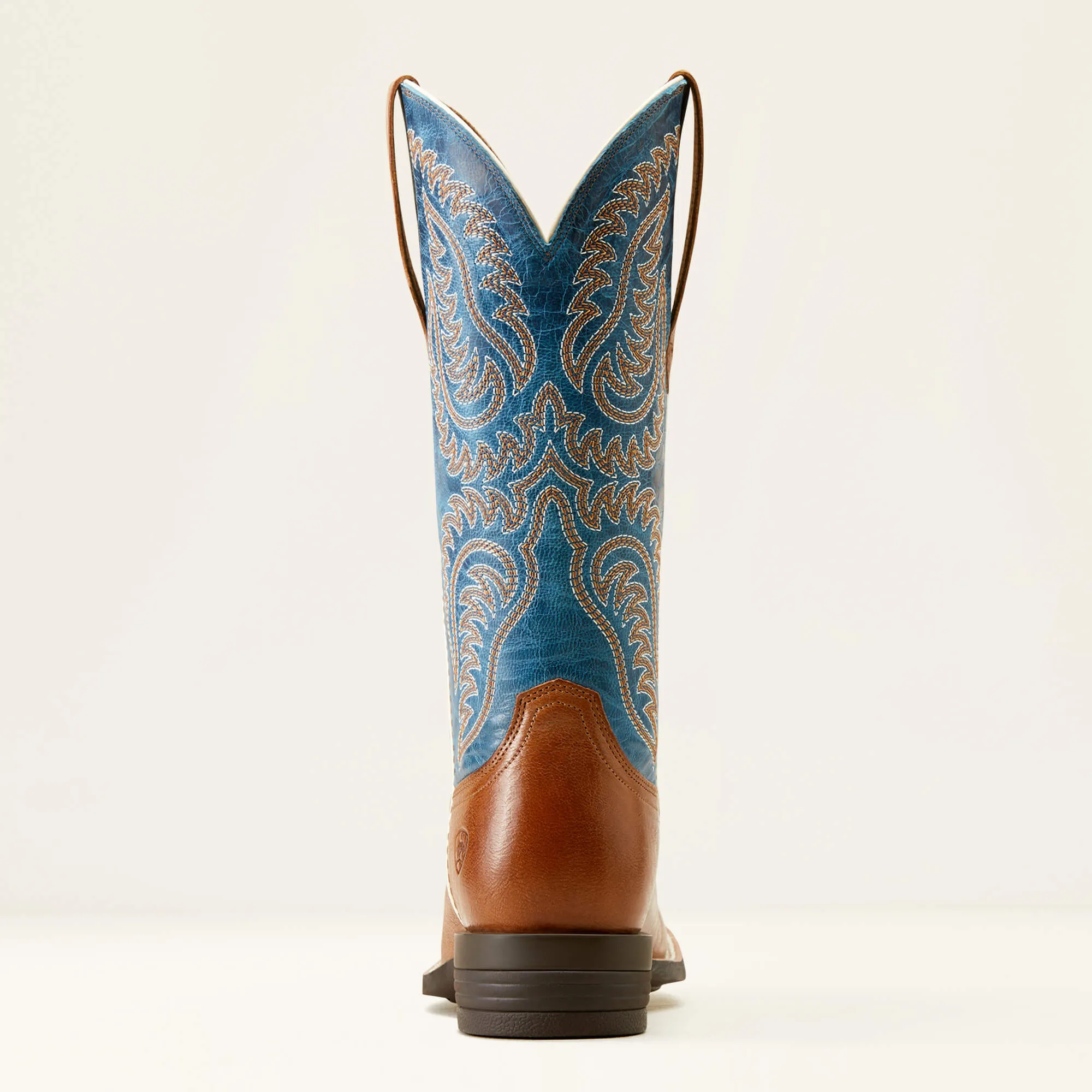 Ariat Women's Regatta Blue Cattle Caite Stretchfit Western Boot