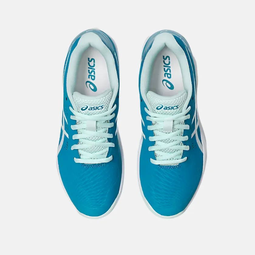 Asics GEL-GAME 9 Women's Tennis Shoes -Teal Blue/White