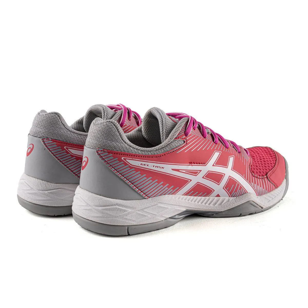 Asics Geltask Marathon Sport Shoes Fabric Pink Colour For Women