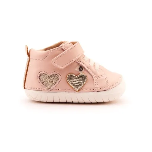 Baby Girl Pink Girls First Walker Harper Pave Sneaker #4097