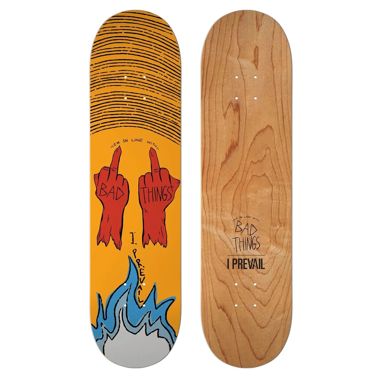 Bad Things Skate Deck