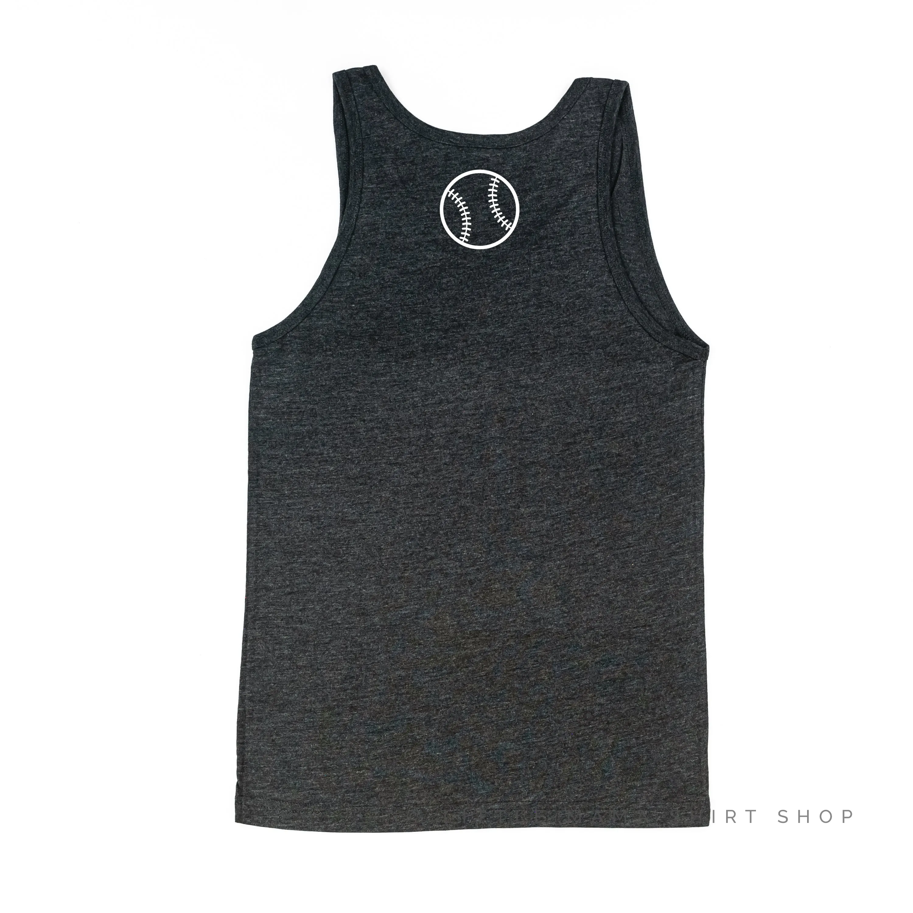 Ballpark Mama - Baseball Detail on Back - Unisex Jersey Tank