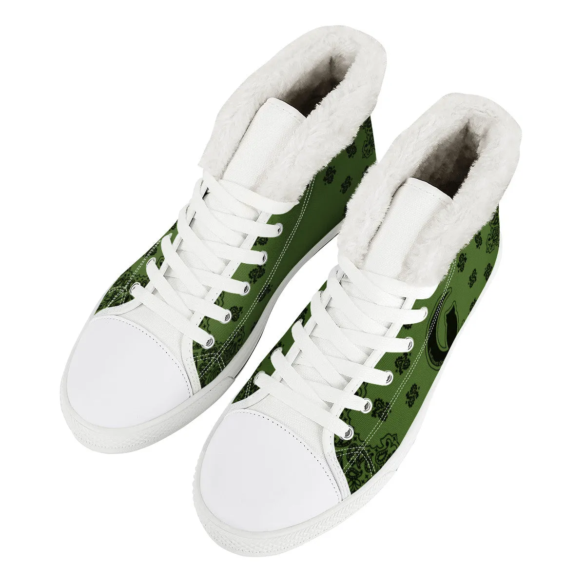 BANDANA KAKI Unisex Canvas Shoes