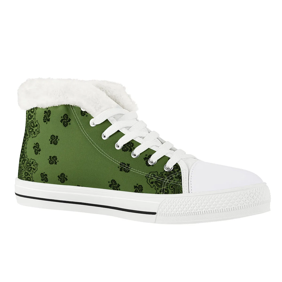 BANDANA KAKI Unisex Canvas Shoes