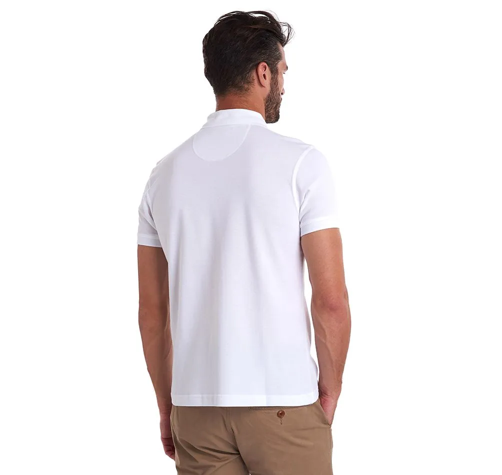 BARBOUR Sports Polo Shirt - Men's - White