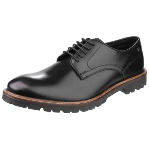 Base London Men's Shoes Barrage Waxy Black