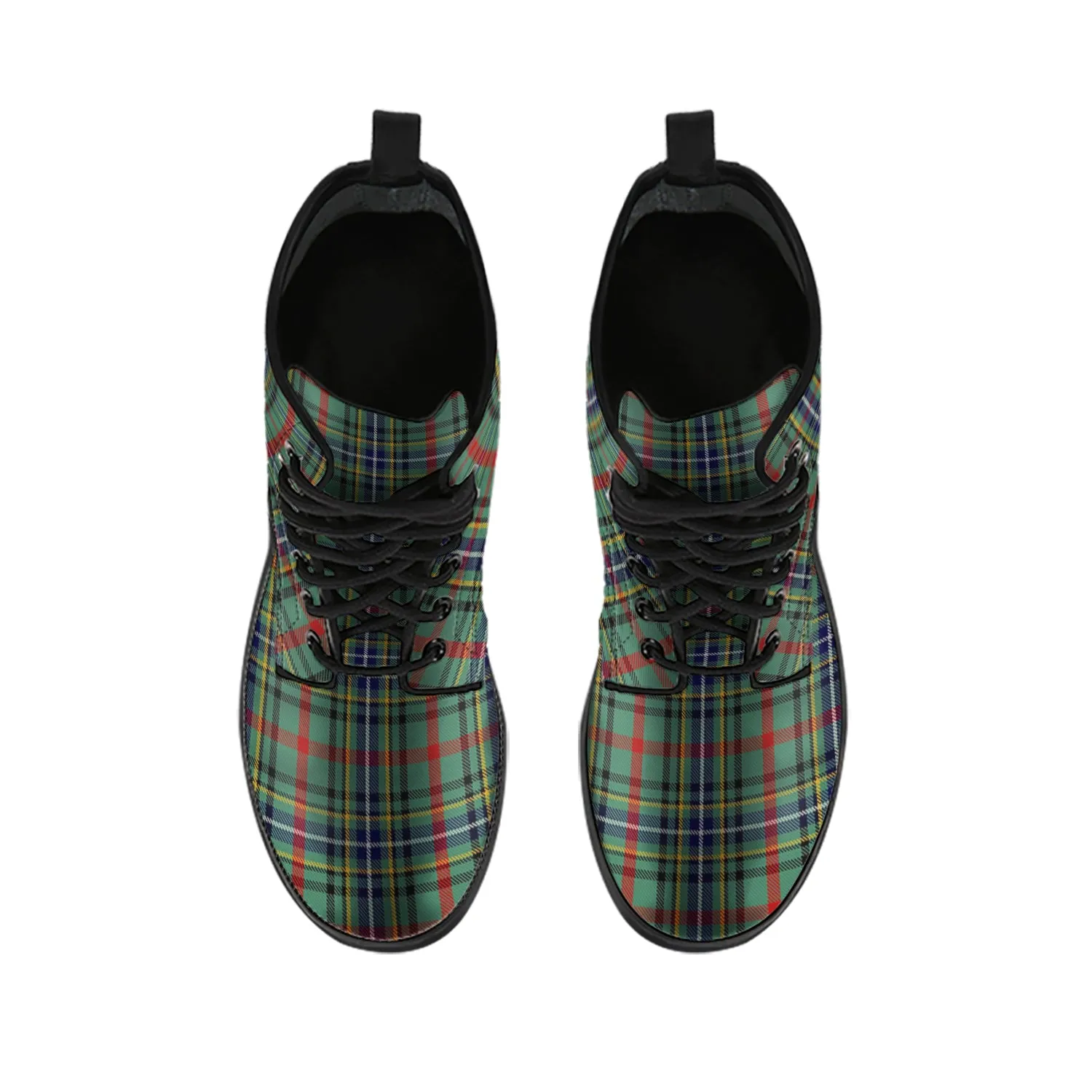 Bisset Tartan Leather Boots