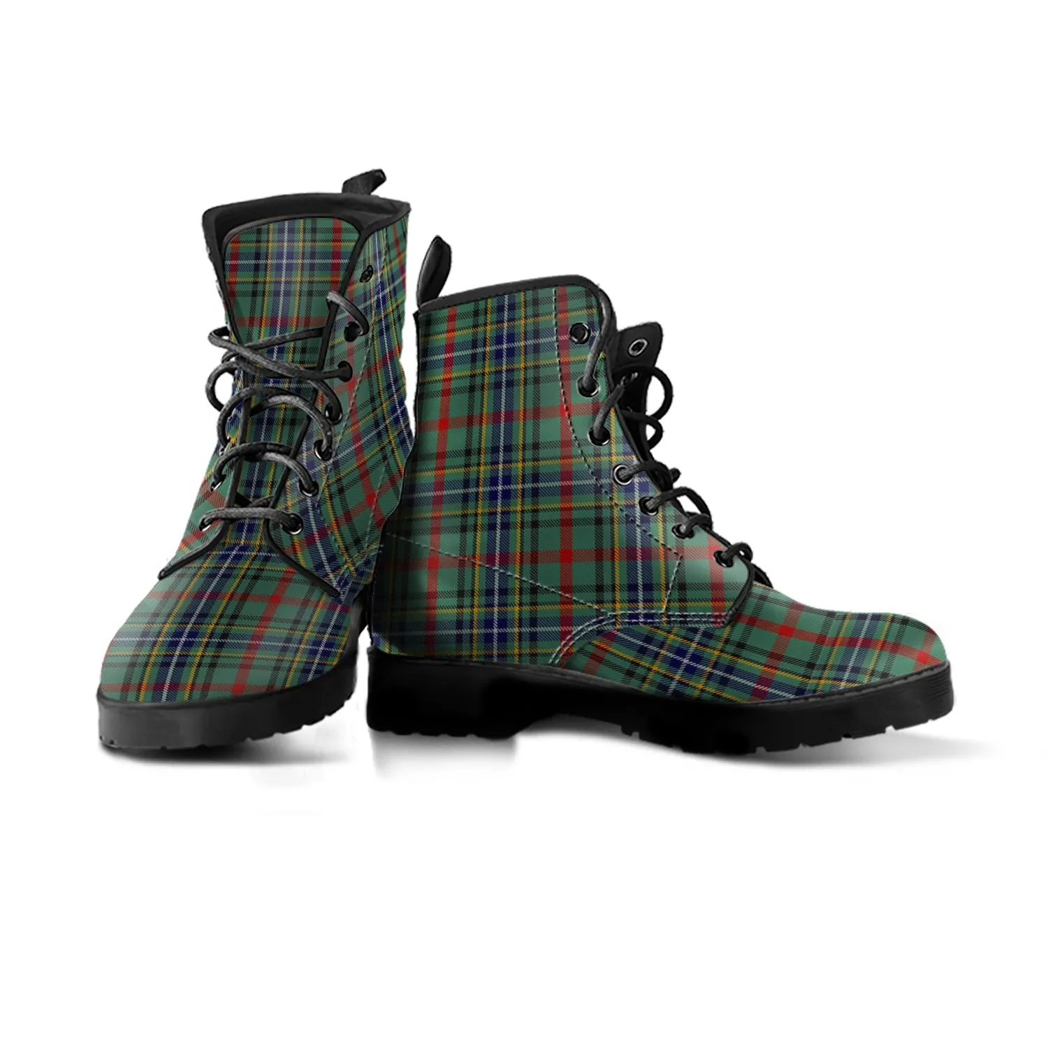 Bisset Tartan Leather Boots