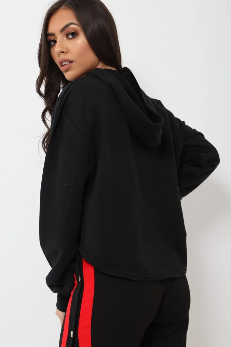 Black Girl Boss Cropped Hoodie - Kelsy