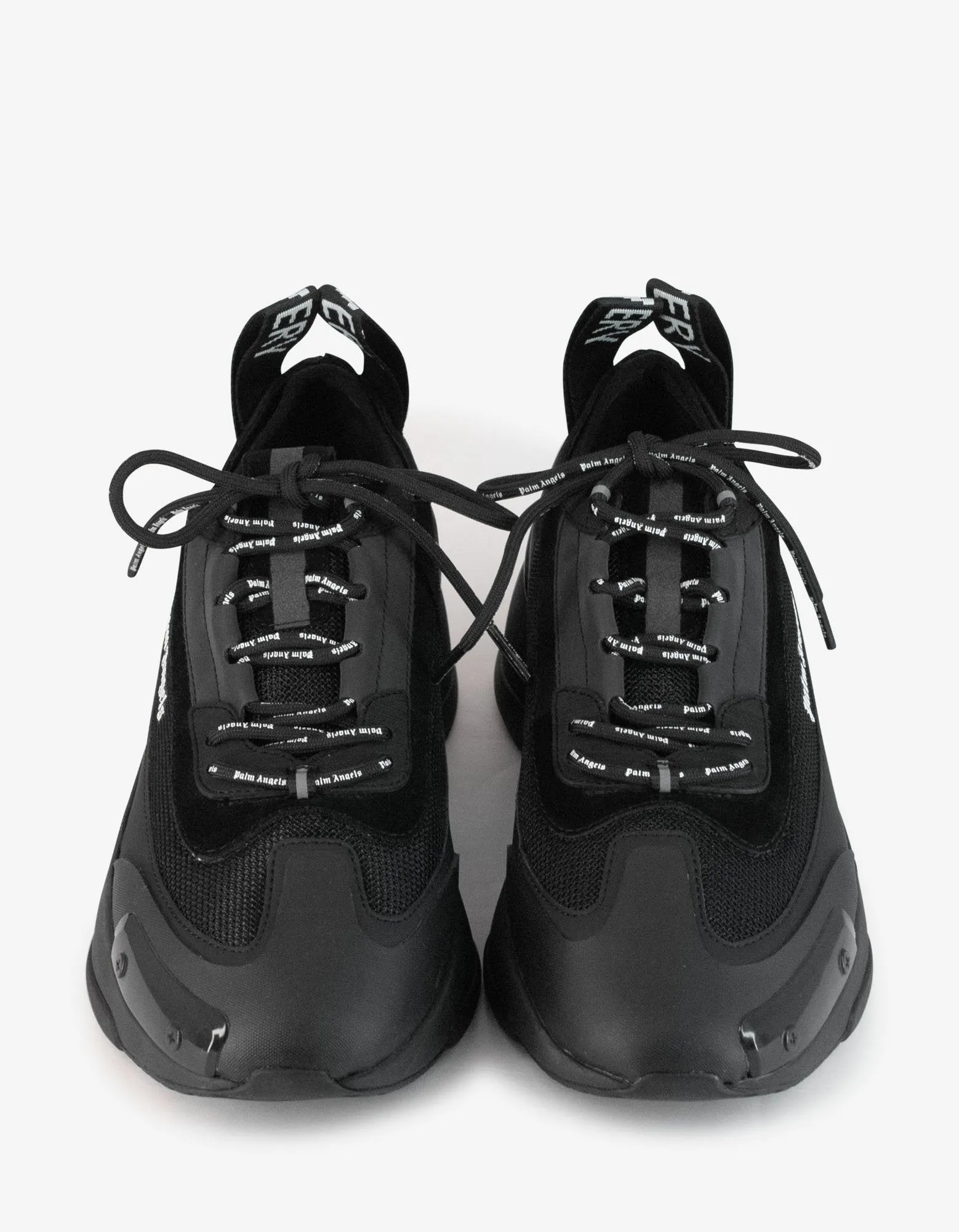 Black Recovery Lace-Up Trainers