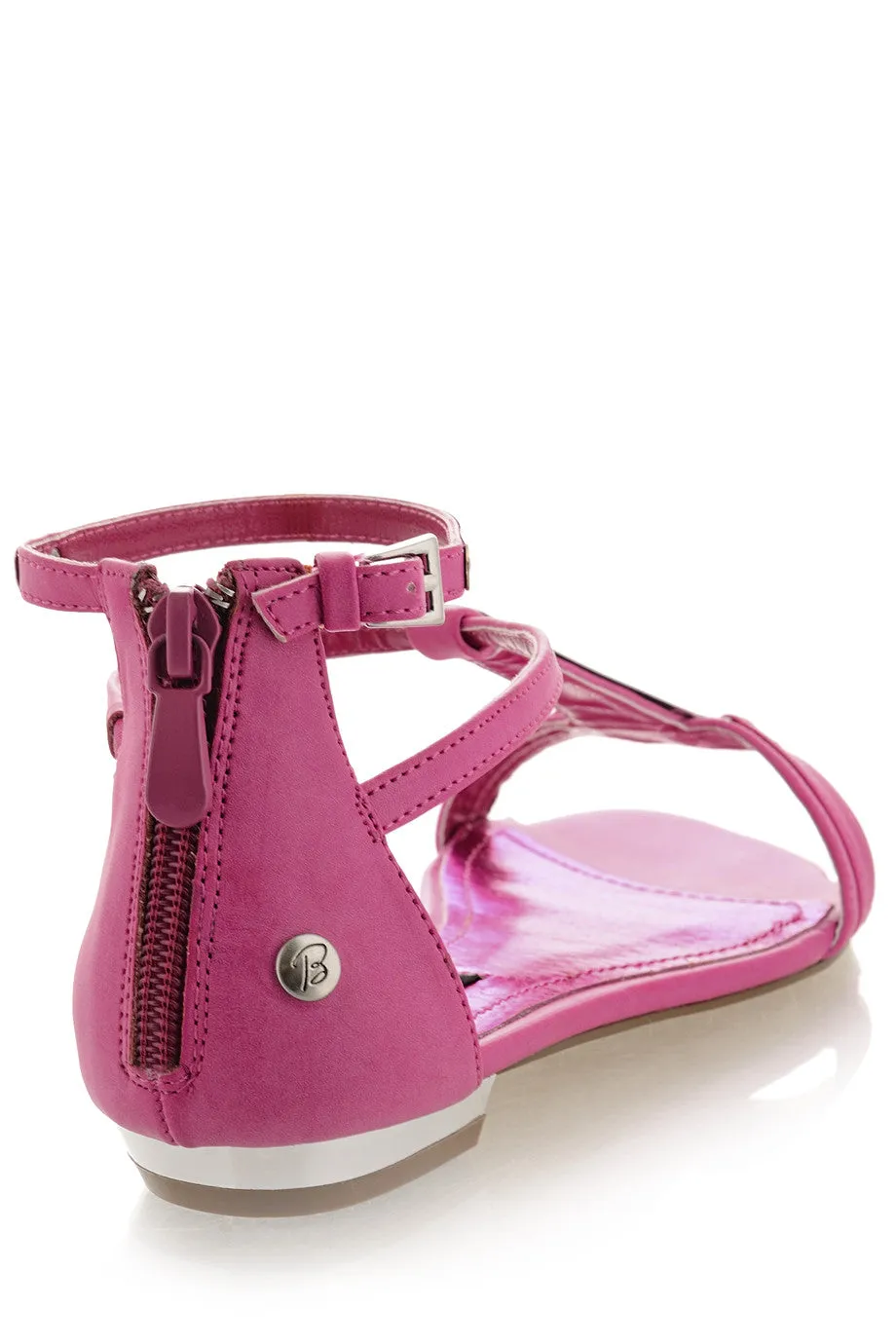 BLINK INNA Fuchsia Metal Sandals