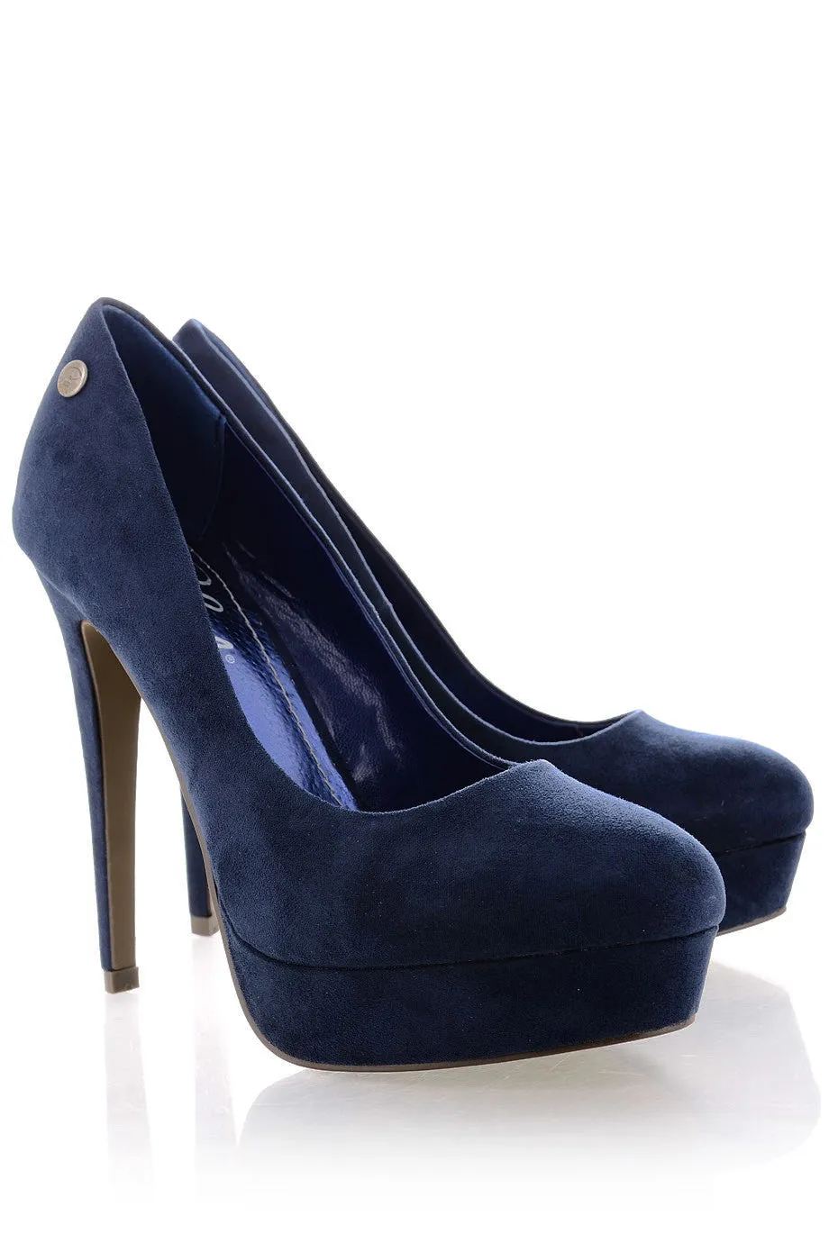 BLINK JOANNA Indigo Suede Pumps