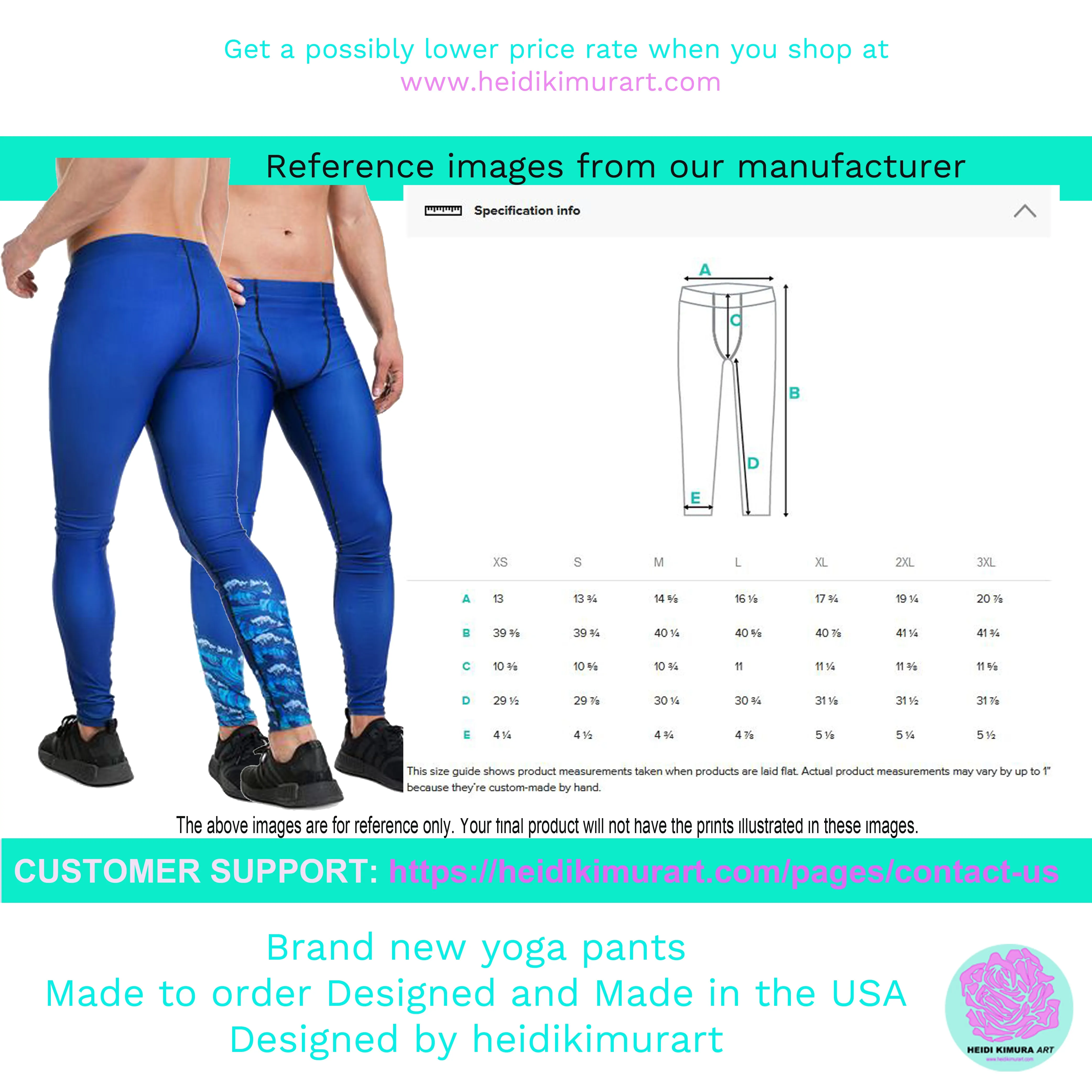 Blue Marble Men's Leggings, Abstract Print Sexy Workout Gym Run Tights Leggings Pants