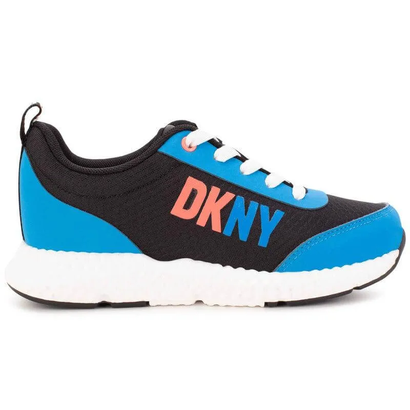 Boys Blue Logo Trainers