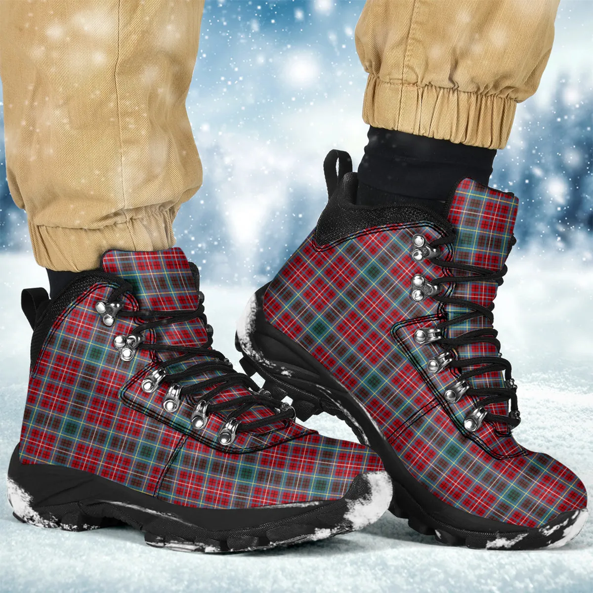 British Columbia Province Canada Tartan Alpine Boots