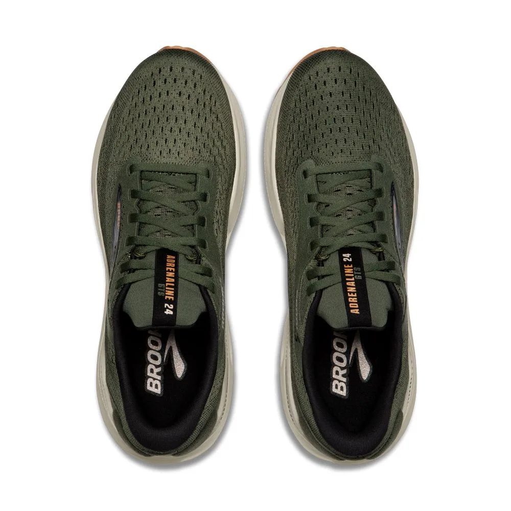 'Brooks' Men's Adrenaline GTS 24 - Thyme / Black / Pelican