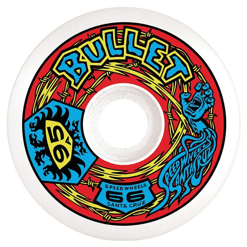 Bullet 66mm  95a Bullet 66 Speedwheels Reissue Skateboard Wheels 4pk