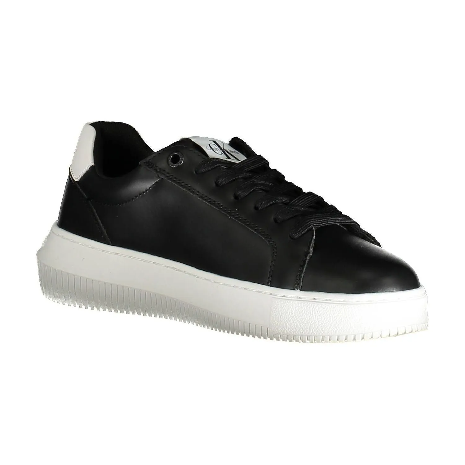 Calvin Klein Black Leather Women Sneaker