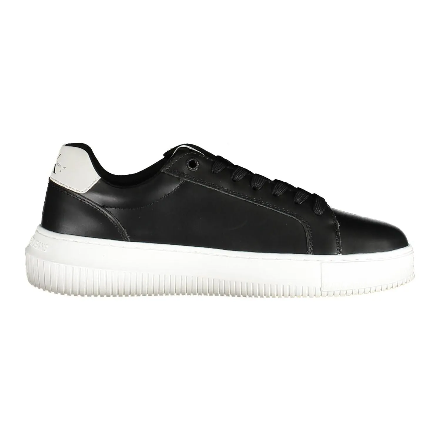 Calvin Klein Black Leather Women Sneaker