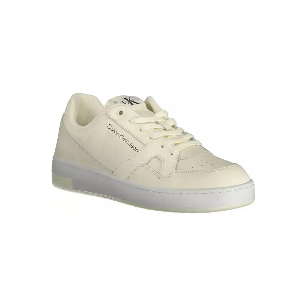 Calvin Klein White Leather Men Sneaker