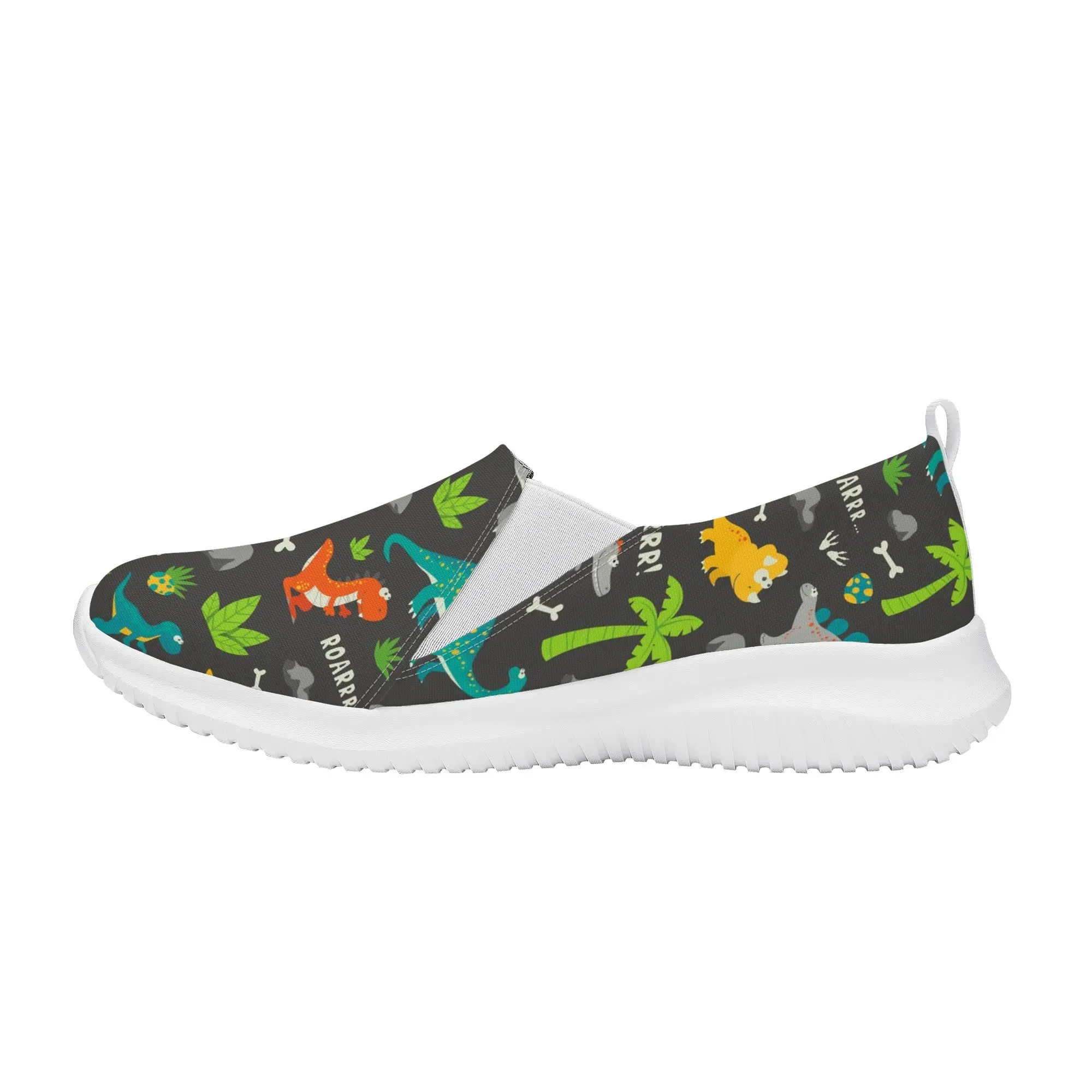 Children's Hospital Shoes Dinosaur Pattern Shoes Womens Nursing Slip On Shoes