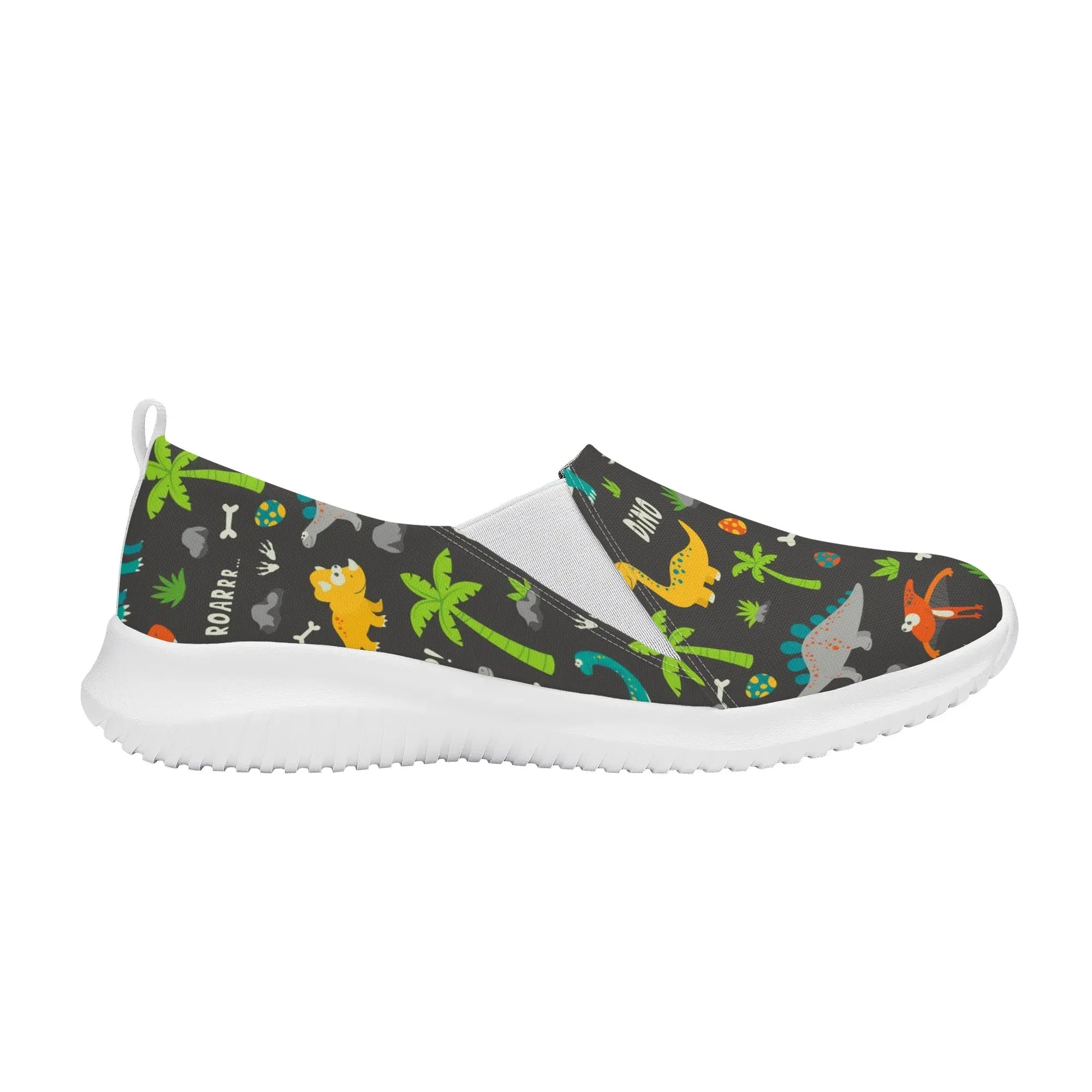 Children's Hospital Shoes Dinosaur Pattern Shoes Womens Nursing Slip On Shoes