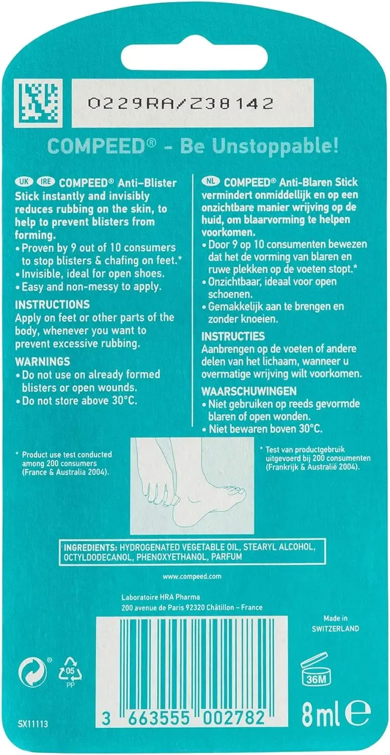 Compeed Anti-Blister Treatment Stick - 8ml