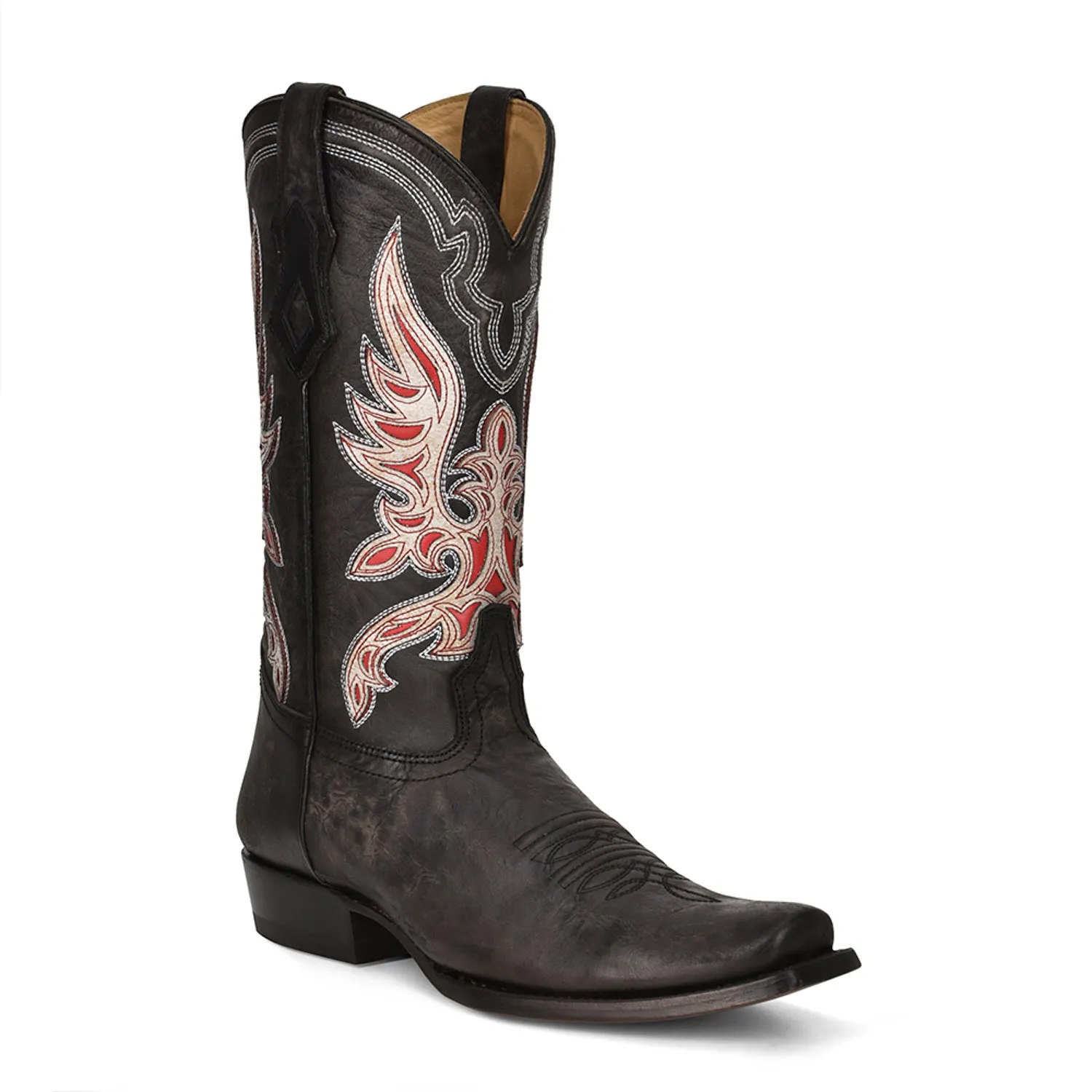 Corral Mens C4021 Black Leather Western Cowboy Boots