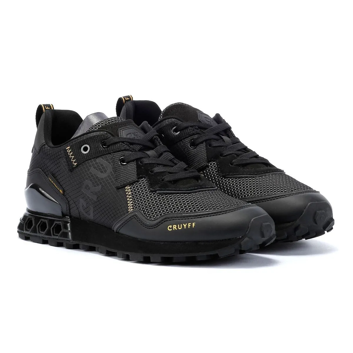 Cruyff Superbia Men's Black/Gold Trainers