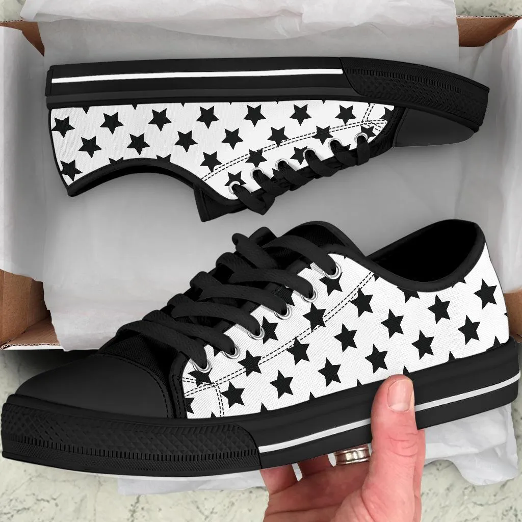 Custom Sneakers-Black and White Series 111