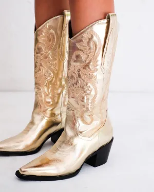 Danilo Gold Metallic Boot